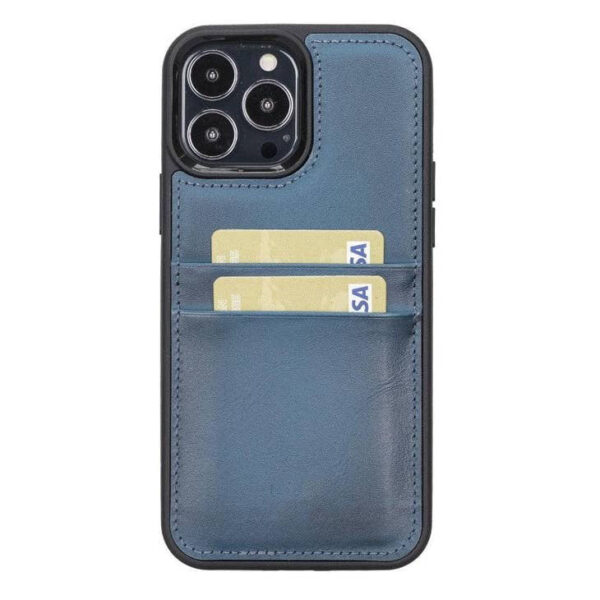 Ryan Flexible Leather Back Cover With Card Holder For IPhone 13 Series (Set of 3)