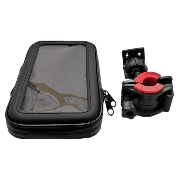 Vibe Geeks Waterproof Bike Handlebar Mobile Phone Holder for 6.3-inch Mobile Phones